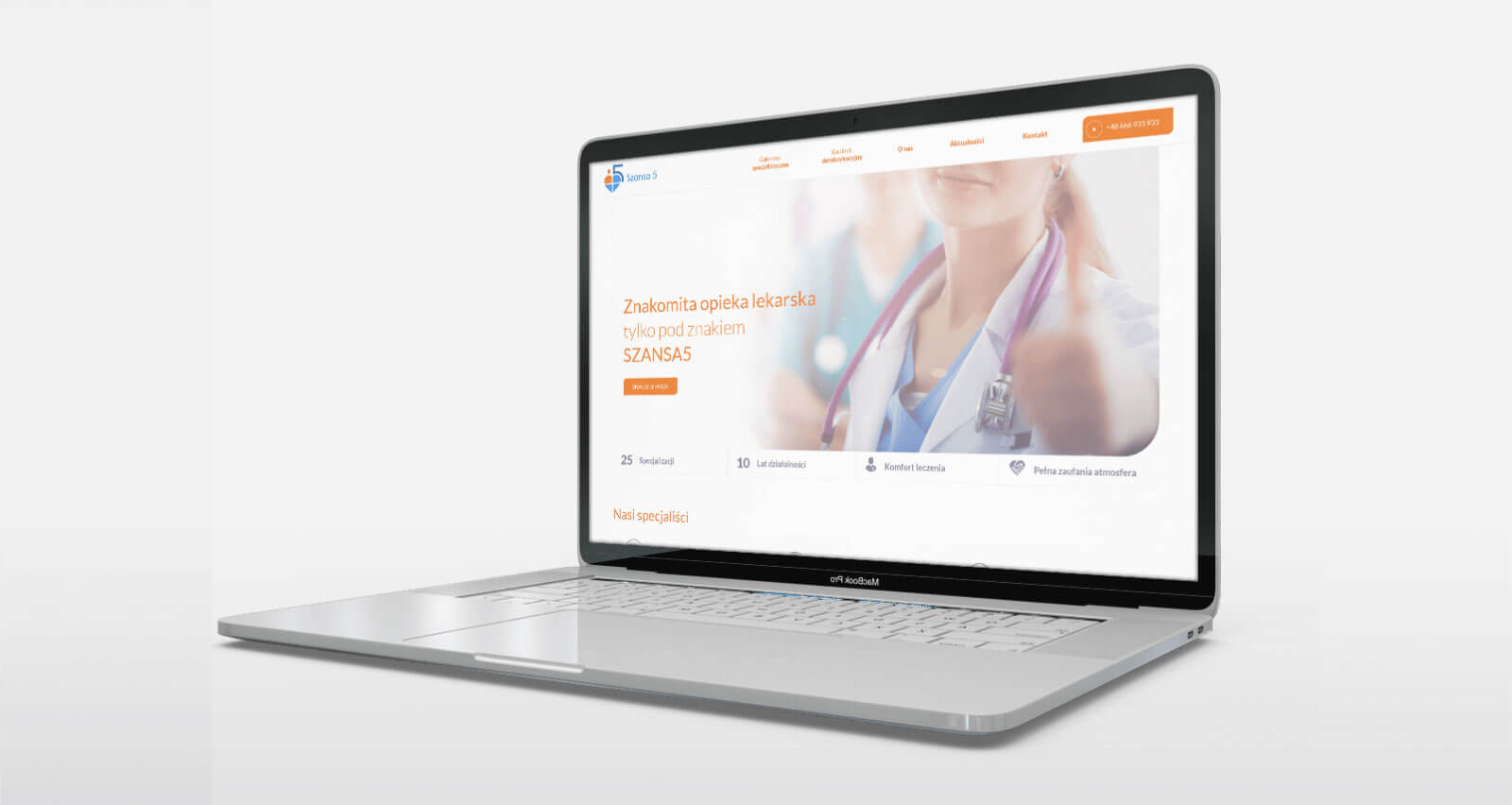 Strony internetowe - SZANSA 5 - przychodnia prywatna