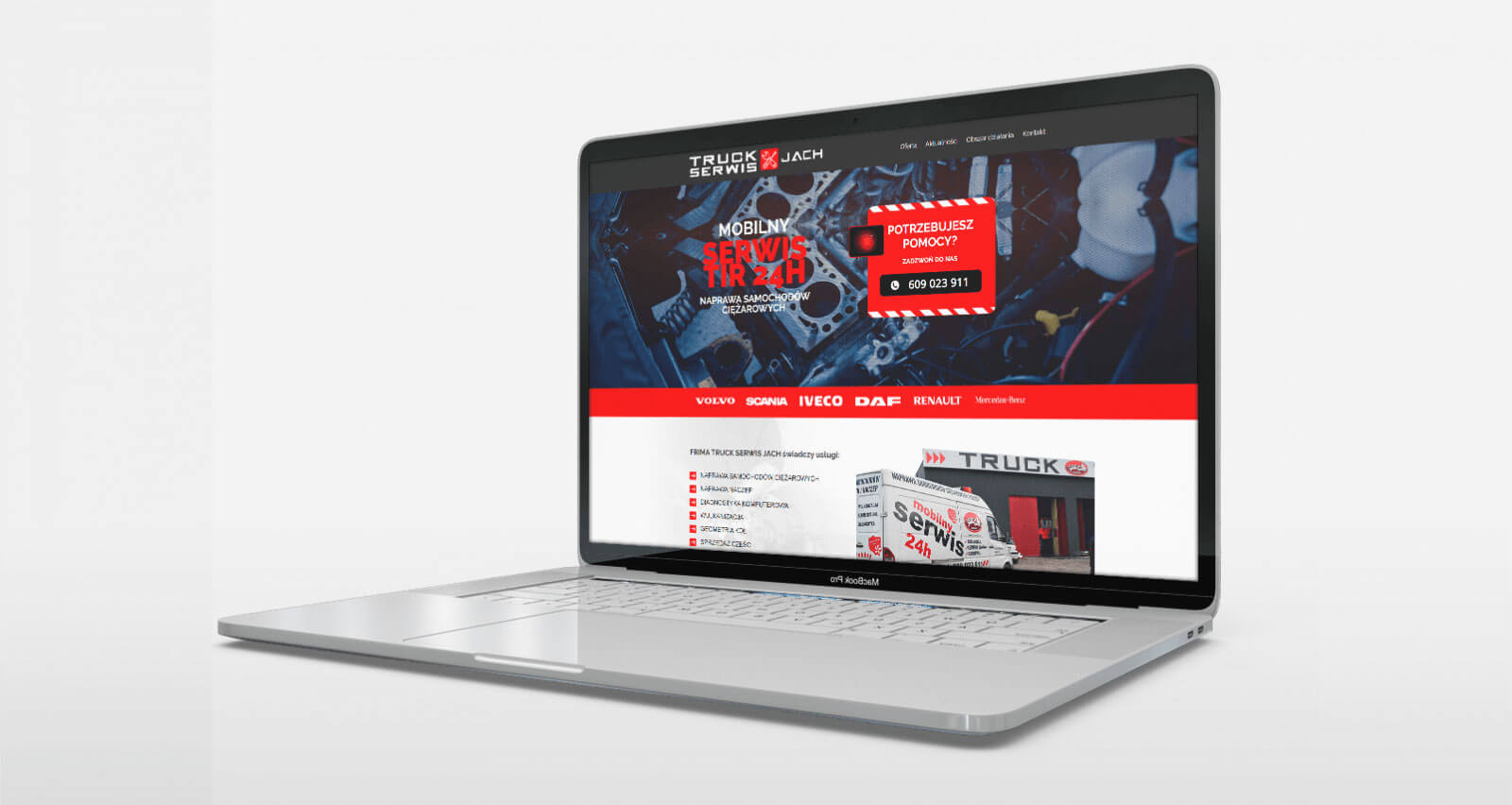 Strony internetowe - Truck Serwis