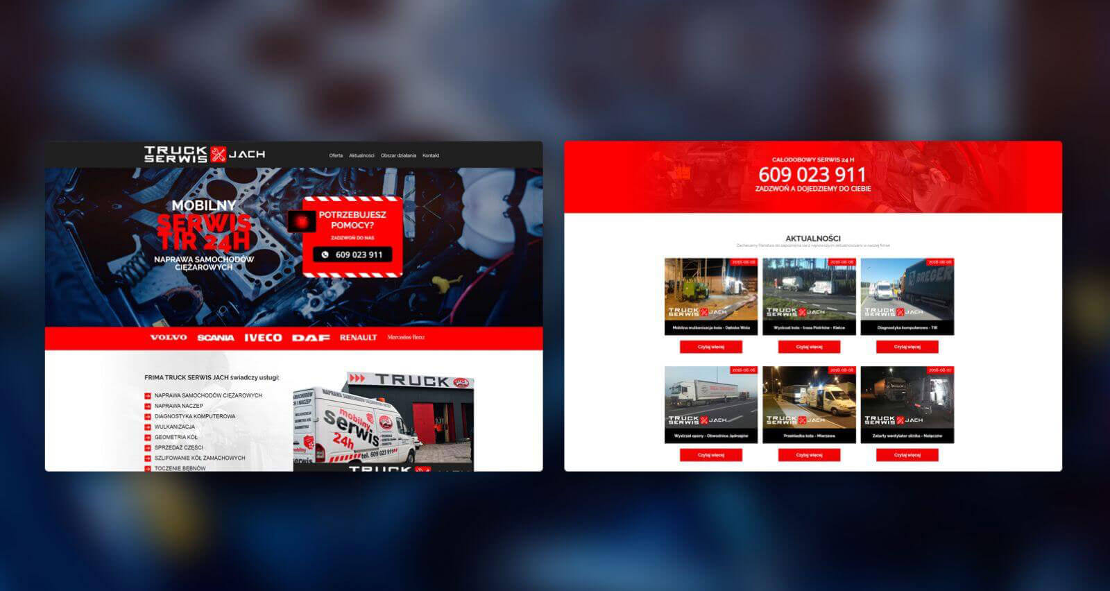 Strony internetowe - Truck Serwis