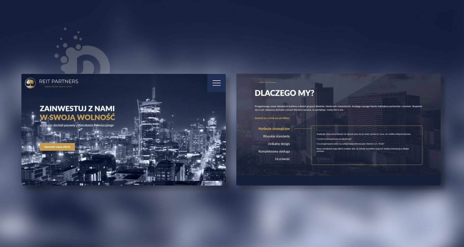 Strony internetowe - Reit Partners Inwestycje w nieruchomości