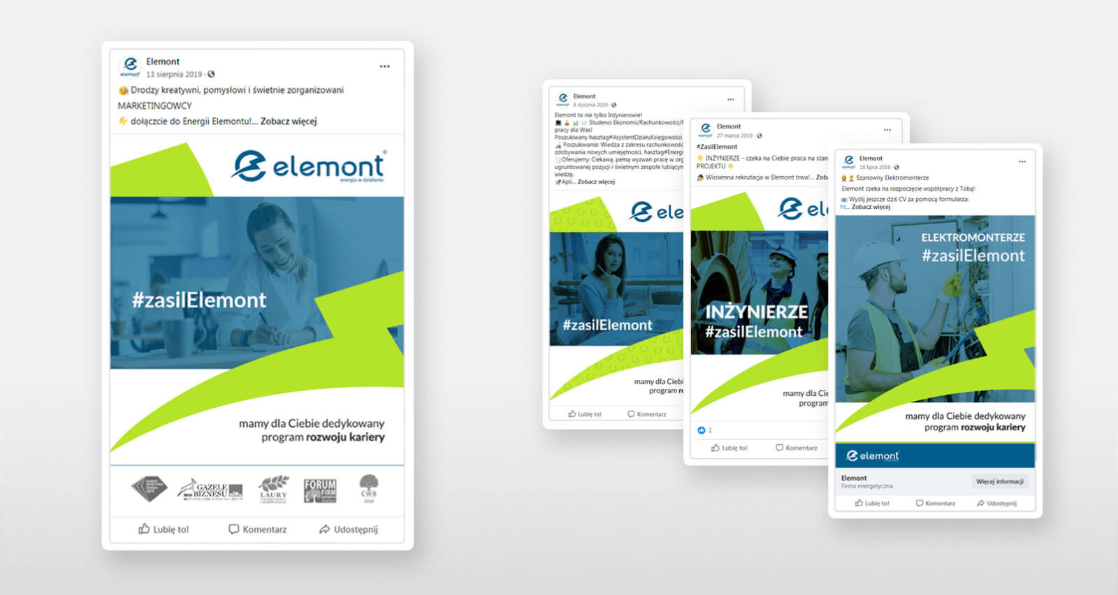 Media społecznościowe - Elemont