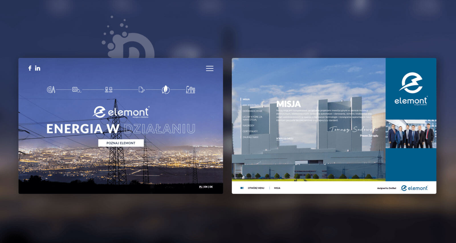 Strony internetowe - Elemont