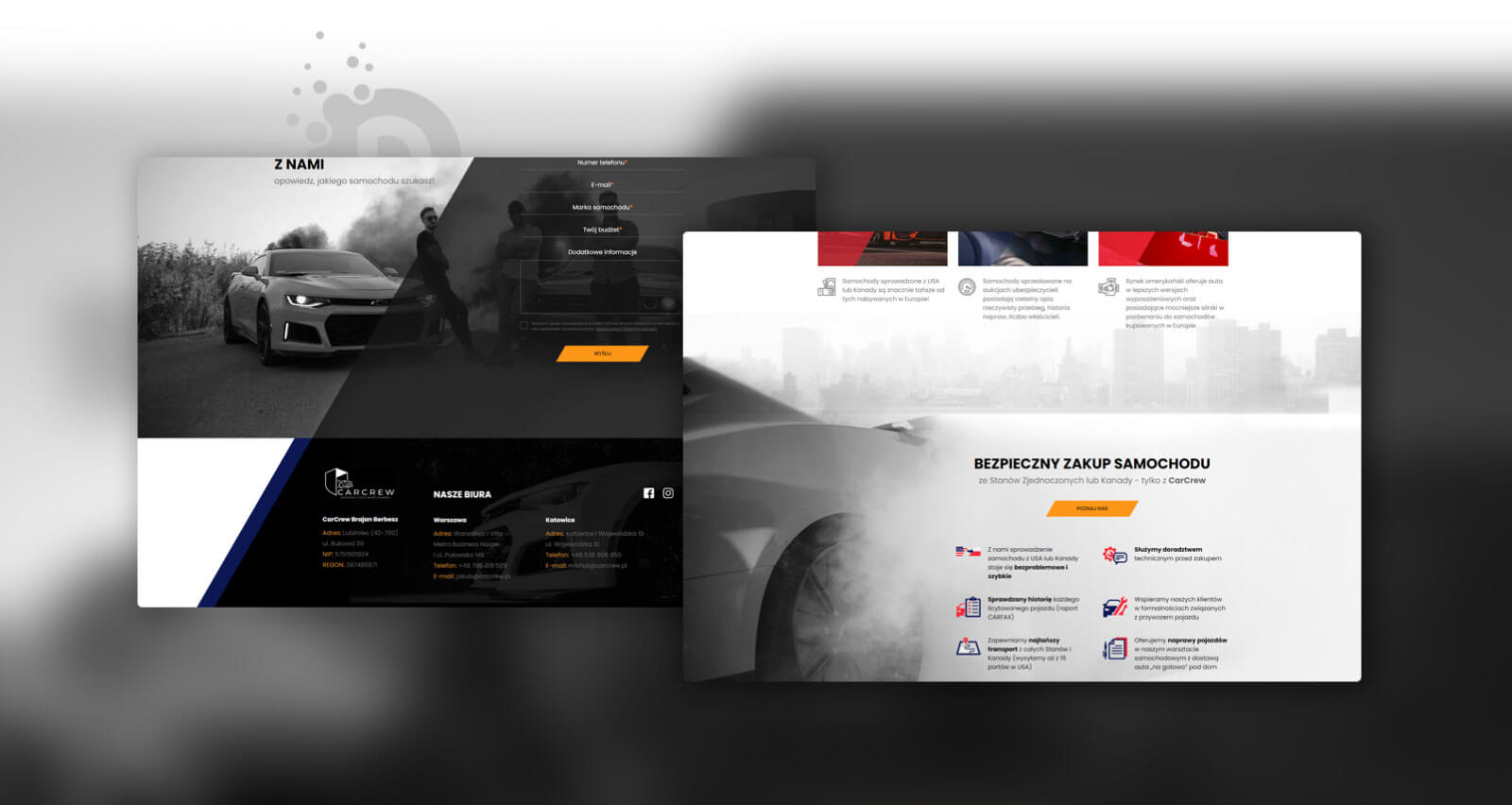 Strony internetowe - CarCrew