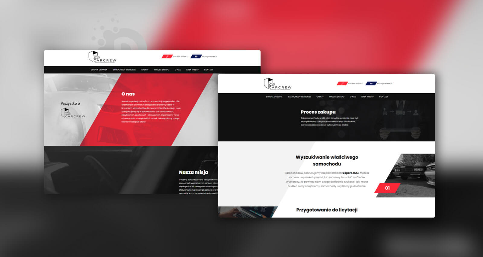 Strony internetowe - CarCrew