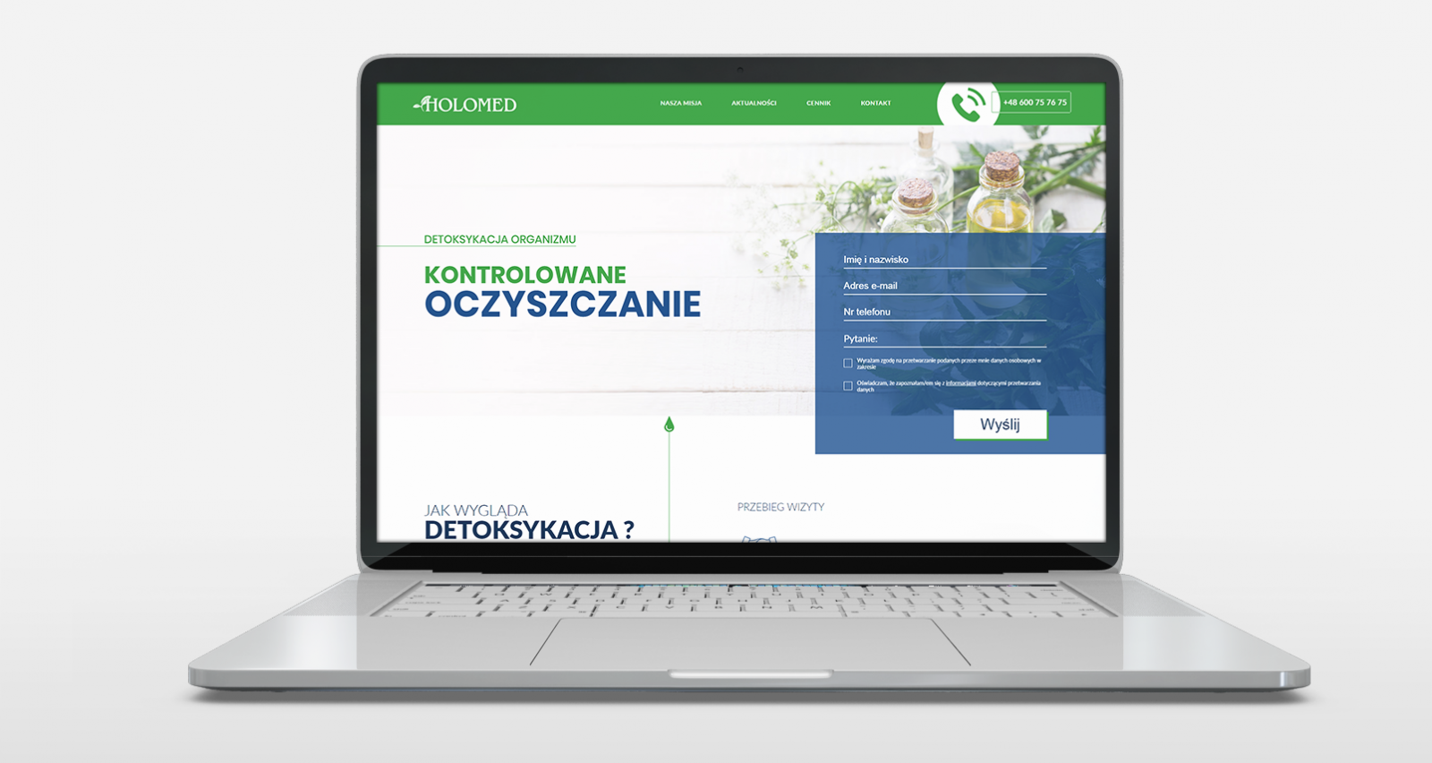 Strony internetowe - Holomed - dla zdrowia